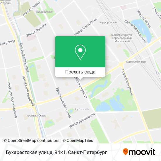 Карта Бухарестская улица, 94к1