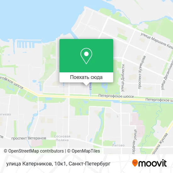 Карта улица Катерников, 10к1
