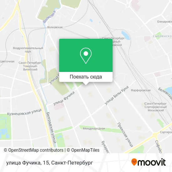 Карта улица Фучика, 15