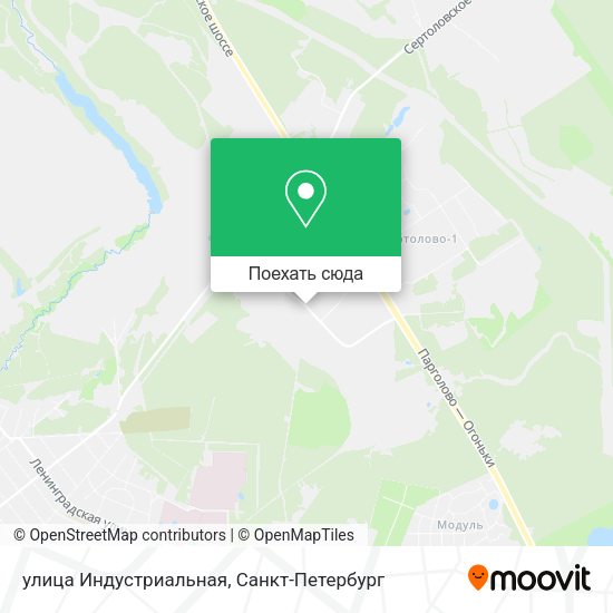 Карта улица Индустриальная
