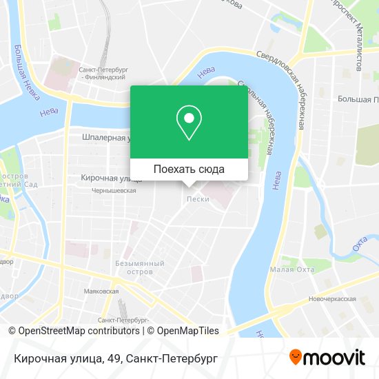 Карта Кирочная улица, 49