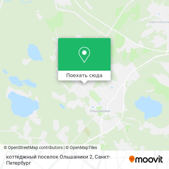 Карта коттеджный поселок Ольшаники 2