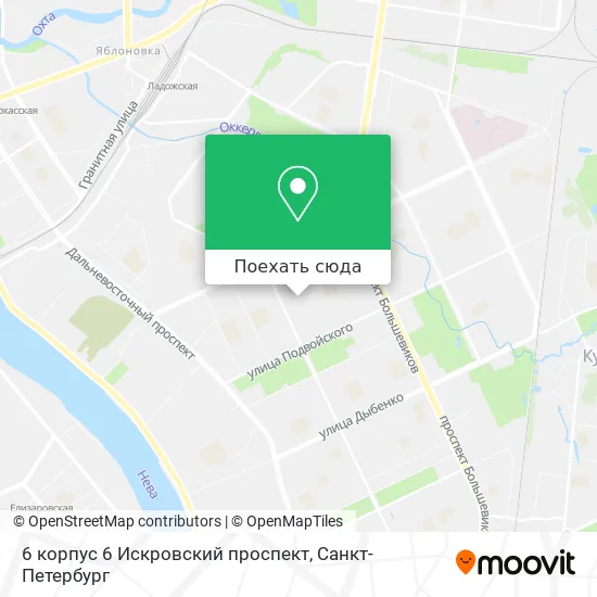Карта 6 корпус 6 Искровский проспект
