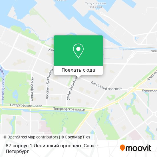 Карта ленинский проспект спб