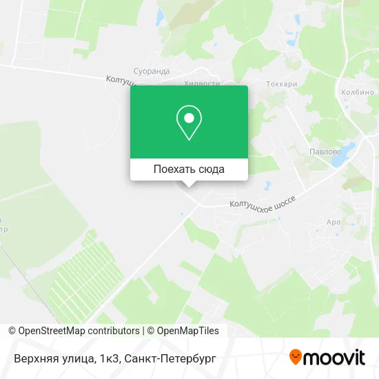Карта Верхняя улица, 1к3