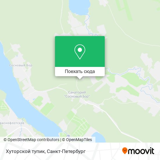 Карта Хуторской тупик