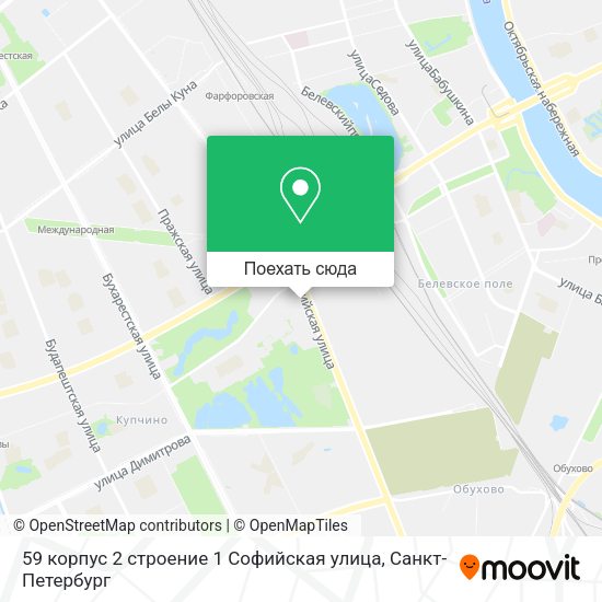Карта 59 корпус 2 строение 1 Софийская улица