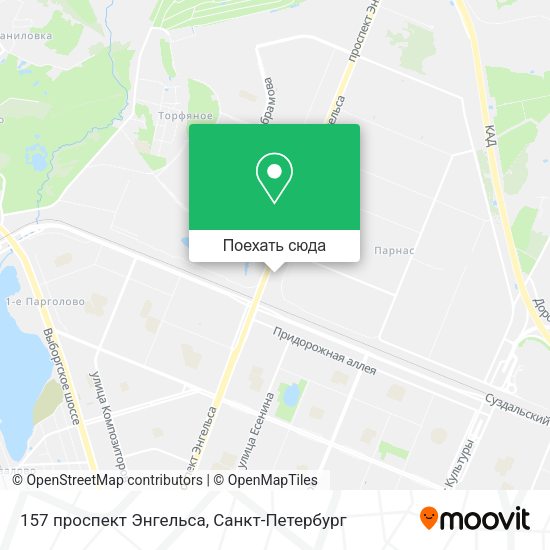Карта 157 проспект Энгельса