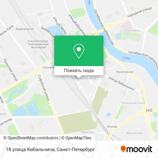Карта 18 улица Кибальчича