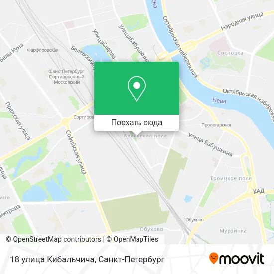 Карта 18 улица Кибальчича