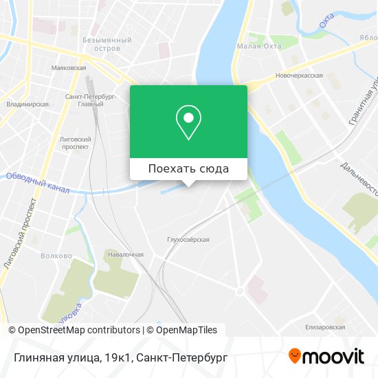 Карта Глиняная улица, 19к1