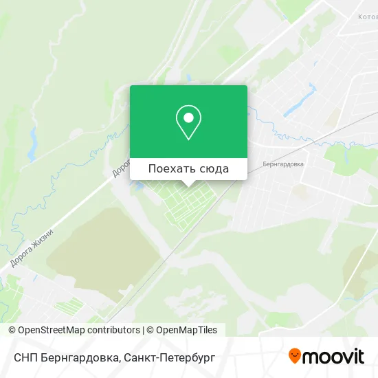Карта СНП Бернгардовка