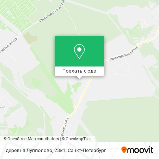 Карта деревня Лупполово, 23к1
