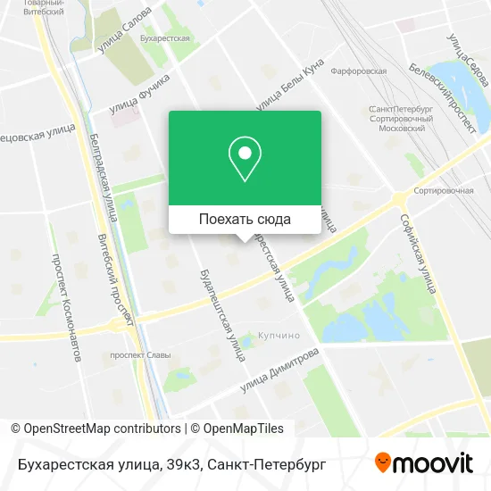 Карта Бухарестская улица, 39к3