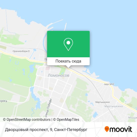 Карта Дворцовый проспект, 9