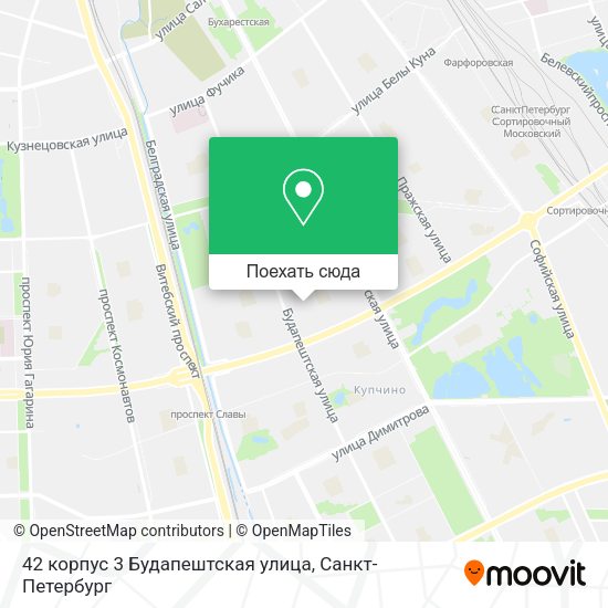 Карта 42 корпус 3 Будапештская улица