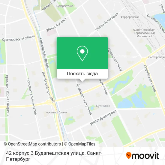 Карта 42 корпус 3 Будапештская улица