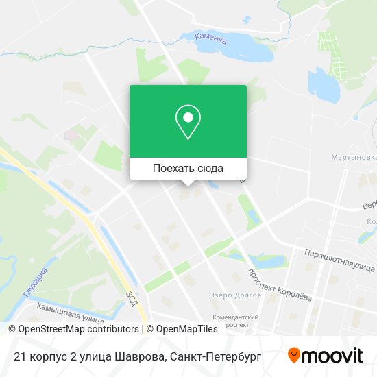 Карта 21 корпус 2 улица Шаврова