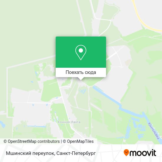 Карта Мшинский переулок