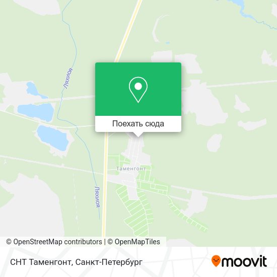 Карта СНТ Таменгонт