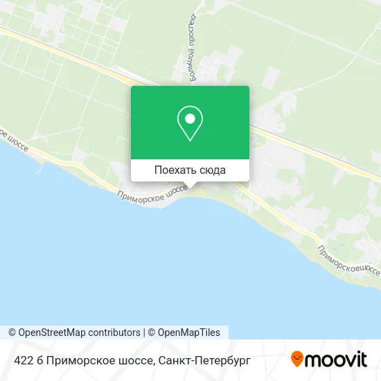Карта 422 б Приморское шоссе