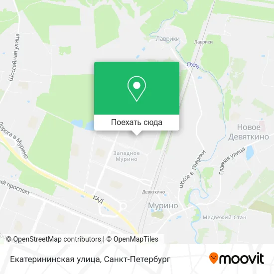 Карта Екатерининская улица