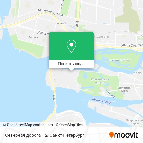 Карта Северная дорога, 12