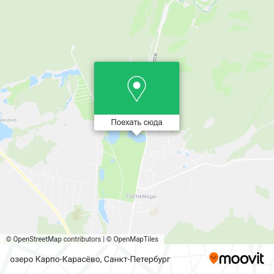 Карта озеро Карпо-Карасёво