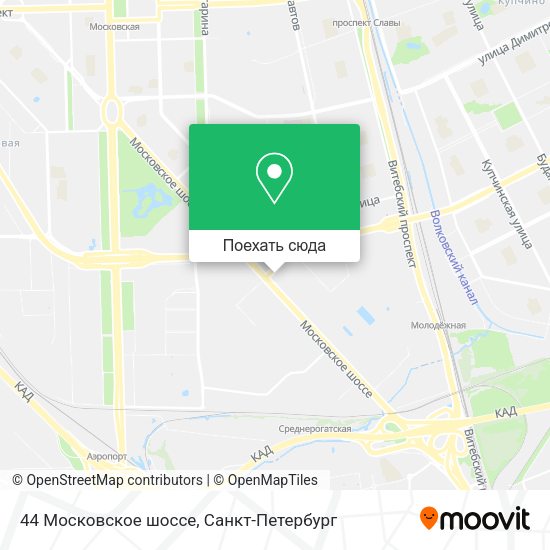 Карта 44 Московское шоссе