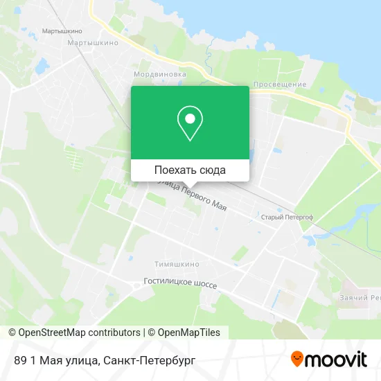 Карта 89 1 Мая улица