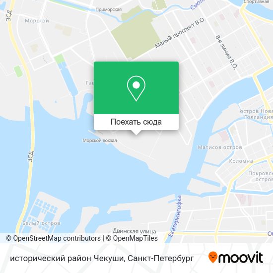 Карта исторический район Чекуши