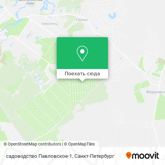 Карта садоводство Павловское-1