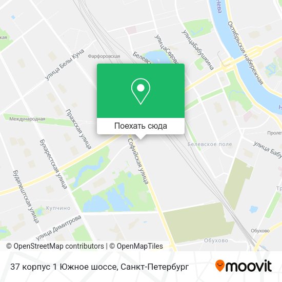 Карта 37 корпус 1 Южное шоссе