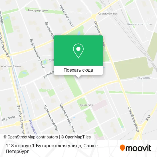 Карта 118 корпус 1 Бухарестская улица