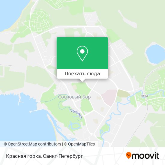 Карта Красная горка
