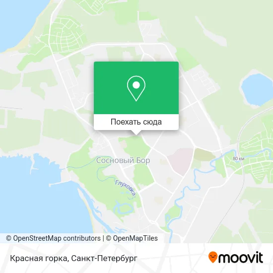 Карта Красная горка