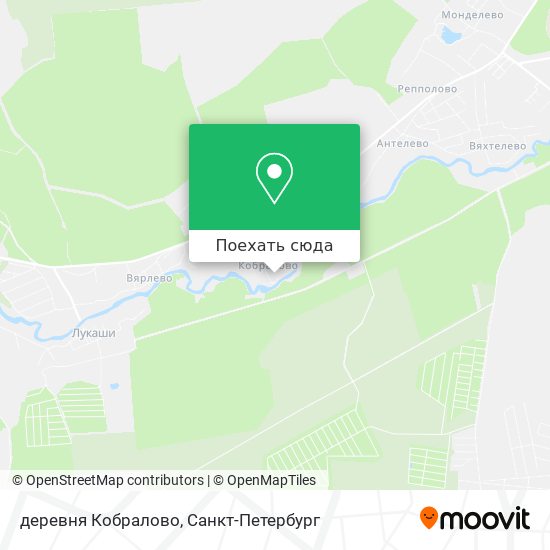 Карта деревня Кобралово