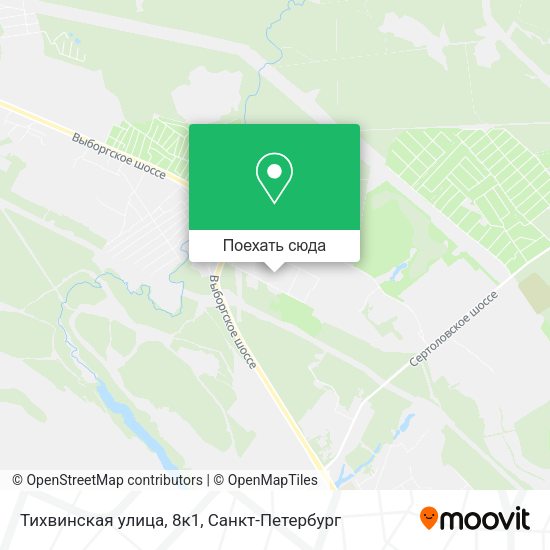 Карта Тихвинская улица, 8к1