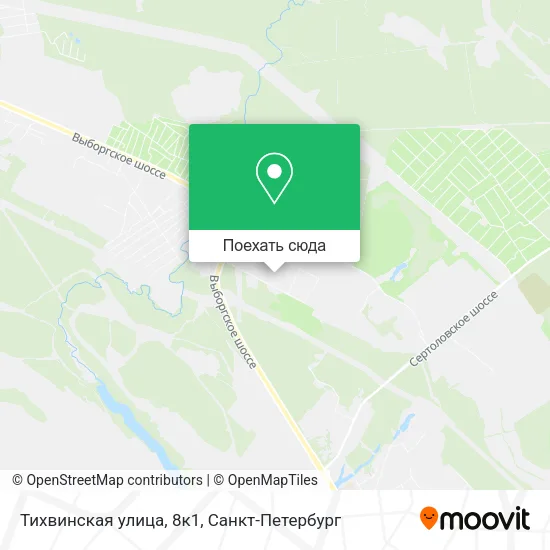 Карта Тихвинская улица, 8к1