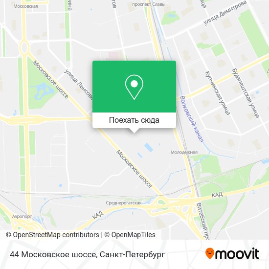 Карта 44 Московское шоссе