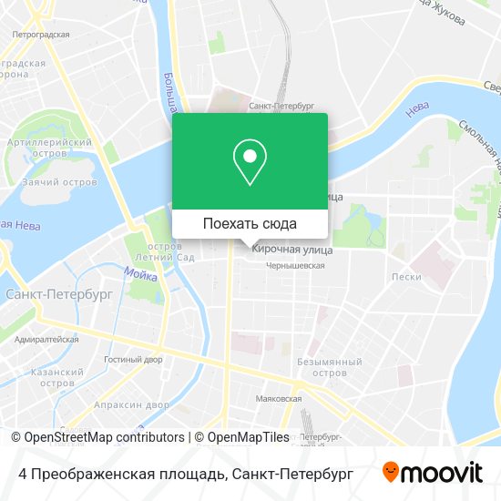 Карта 4 Преображенская площадь