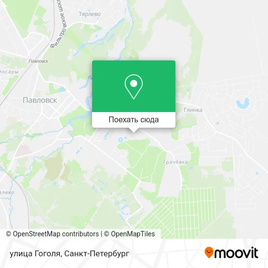 Карта улица Гоголя