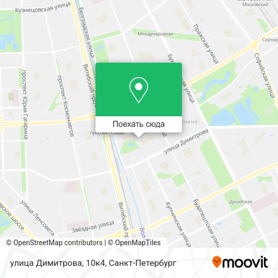 Карта улица Димитрова, 10к4