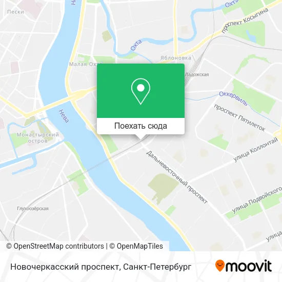 Карта Новочеркасский проспект