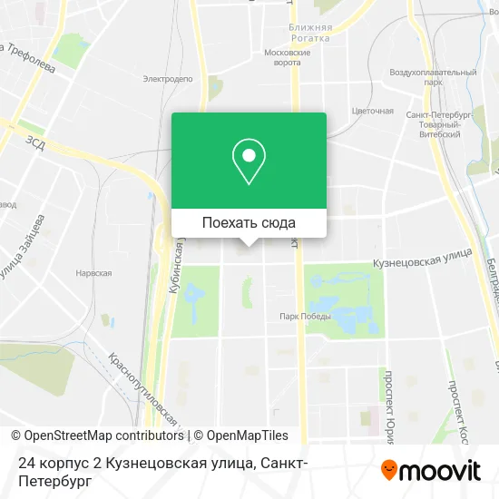 Карта 24 корпус 2 Кузнецовская улица