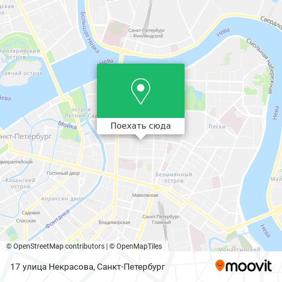 Карта 17 улица Некрасова
