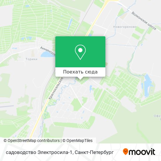 Карта садоводство Электросила-1