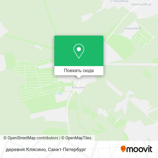Карта деревня Клясино