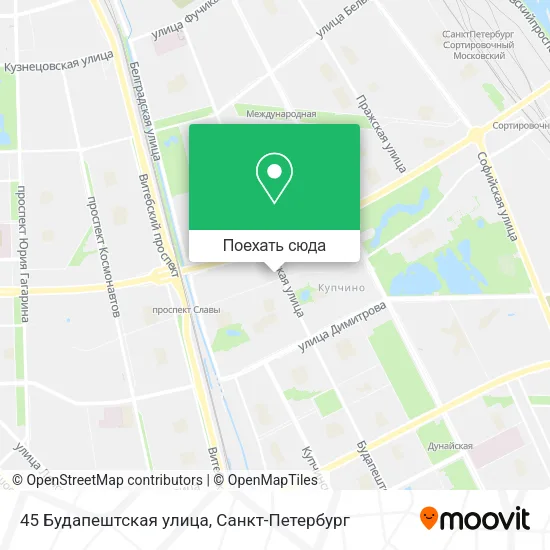 Карта 45 Будапештская улица