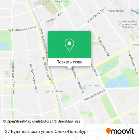 Карта 37 Будапештская улица